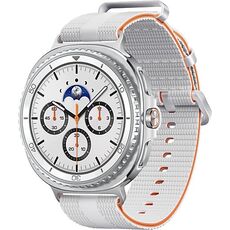 Galaxy Watch8 Classic | 46 мм | 4G LTE | White | Athleisure/White | S/M, Размер: 46 мм, Цвет: White, Тип ремешка: Athleisure, Цвет ремешка: White, Размер ремешка: S/M, Подключение часов: Bluetooth / Wi-Fi + 4G LTE